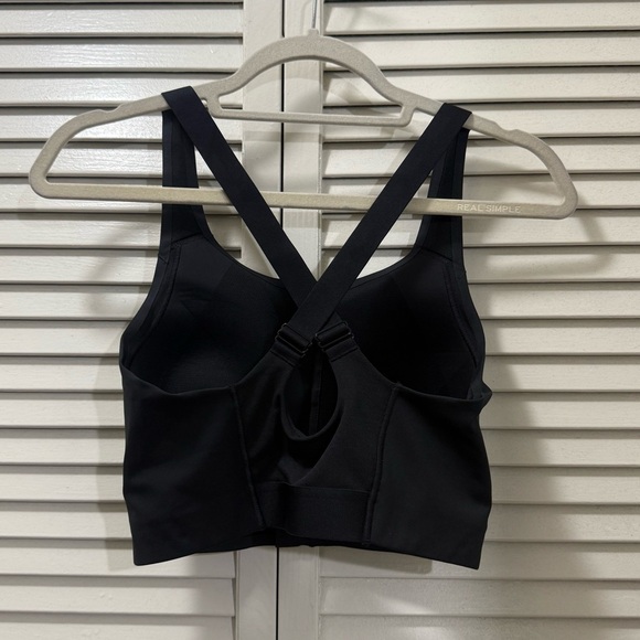 Adidas Ultimate Zip Front High Support Sports Bra Women Size 34 DD Black FJ7283 - Picture 4 of 6
